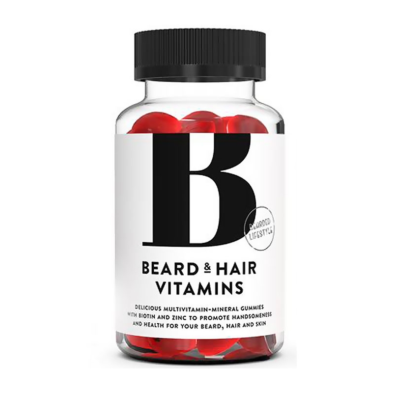 Bearded lifestyle Beard growth vitamins @ Men Shop | Beard | Shaving |  Razors | Gifts for Him | Mens Grooming