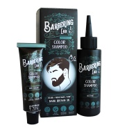 Barbering Lab šampūns bārdas un matu krāsošanai Dark Brown