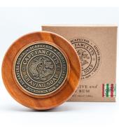 Captain Fawcett Shaving soap Scapicchio in a wooden bowl