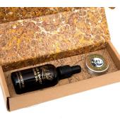 Captain Fawcett Ricki Hall Booze & Baccy Beard Oil & Moustache Wax Gift Set