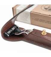 Captain Fawcett Razor & Handcrafted Leather Case