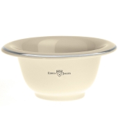 Edwin Jagger Shaving bowl, Silver rim, Ivory