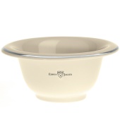 Edwin Jagger Shaving bowl, Silver rim, Ivory