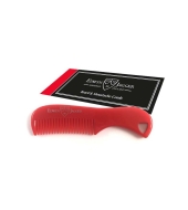 Edwin Jagger Beard and Moustache comb Red