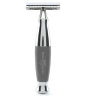  Edwin Jagger DE razor Closed Comb Grey