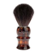 Edwin Jagger Black Fibre Shaving brush, Plastic tortoiseshell