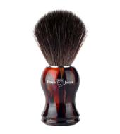 Edwin Jagger Black Fibre Shaving brush, Plastic tortoiseshell