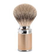 Mühle vahupintsel Traditional Silvertip badger Rosegold