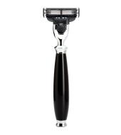 Mühle Purist 3-blade razor Mach3® high-grade resin black