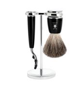  Mühle Shaving set Rytmo Black Mach3