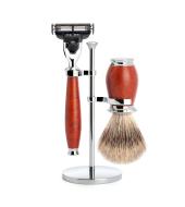  Mühle Shaving set Purist Briar wood Mach3