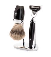 Mühle Shaving set Kosmo Black Mach3