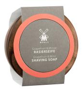 Mühle Shaving Soap in a wooden Bowl Grapefruit & Mint