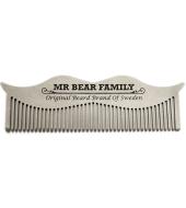 Mr Bear Family Moustache steel comb