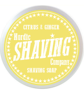 Nordic Shaving Company skūšanās ziepes Citrusaugļi un ingvers 80g