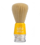 Omega Shaving Brush Synth Bristle Yellow