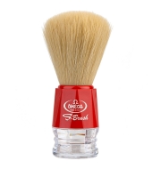 Omega Shaving Brush Synth Bristle Red