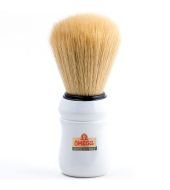 Omega Shaving Brush Boar Bristle White