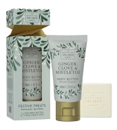 Scottish Fine Soaps Ginger, Clove & Mistletoe Festive Treats