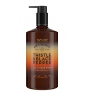  Scottish Fine Soaps "All in one" Suihkugeeli Maito ohdake & Mustapippuria 500ml